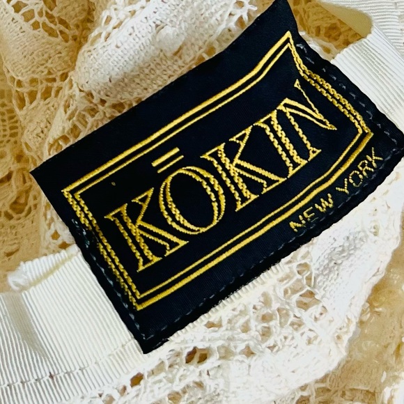 Vintage KOKIN New York Luxurious Couture Crochet Bucket Hat - Picture 12 of 16